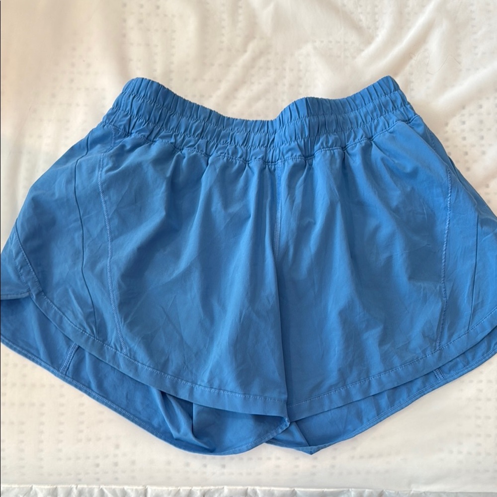 Lululemon Athletica Blue Athletic Shorts with Elastic Waistband size 10